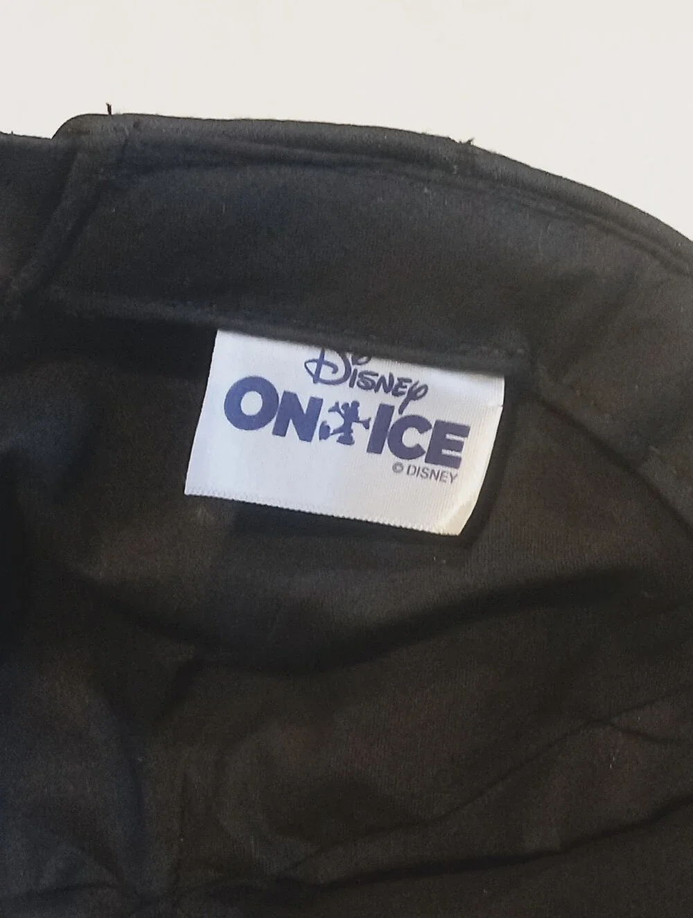 Disney on Ice Mickey Mouse Black Hat with Face, Nose and Ears, Adjustable